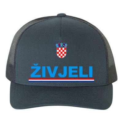 Zivjeli! Cheers In Croatian Yupoong Adult 5-Panel Trucker Hat