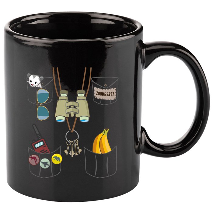 Zookeeper Costume Imitation Halloween Jungle Safari Explorer 11oz C Handle Ceramic Mug