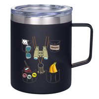 Zookeeper Costume Imitation Halloween Jungle Safari Explorer 12oz Stainless Steel Coffee Mug