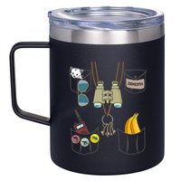 Zookeeper Costume Imitation Halloween Jungle Safari Explorer 12oz Stainless Steel Coffee Mug