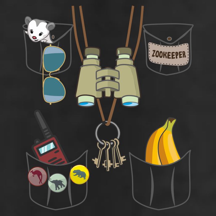 Zookeeper Costume Imitation Halloween Jungle Safari Explorer 12oz Stainless Steel Coffee Mug
