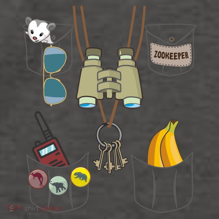 Zookeeper Costume Imitation Halloween Jungle Safari Explorer Vector Backpack