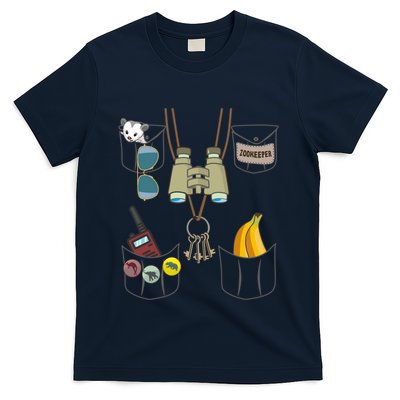 Zookeeper Costume Imitation Halloween Jungle Safari Explorer T-Shirt