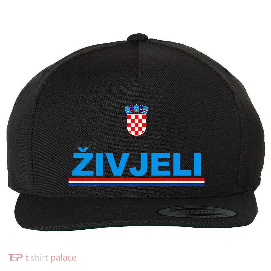 Zivjeli! Cheers In Croatian Funny Croatia Souvenir Wool Snapback Cap