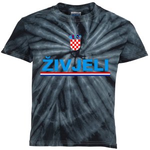 Zivjeli! Cheers In Croatian Funny Croatia Souvenir Kids Tie-Dye T-Shirt