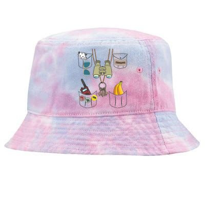 Zookeeper Costume Imitation Halloween Jungle Safari Explorer Tie-Dyed Bucket Hat