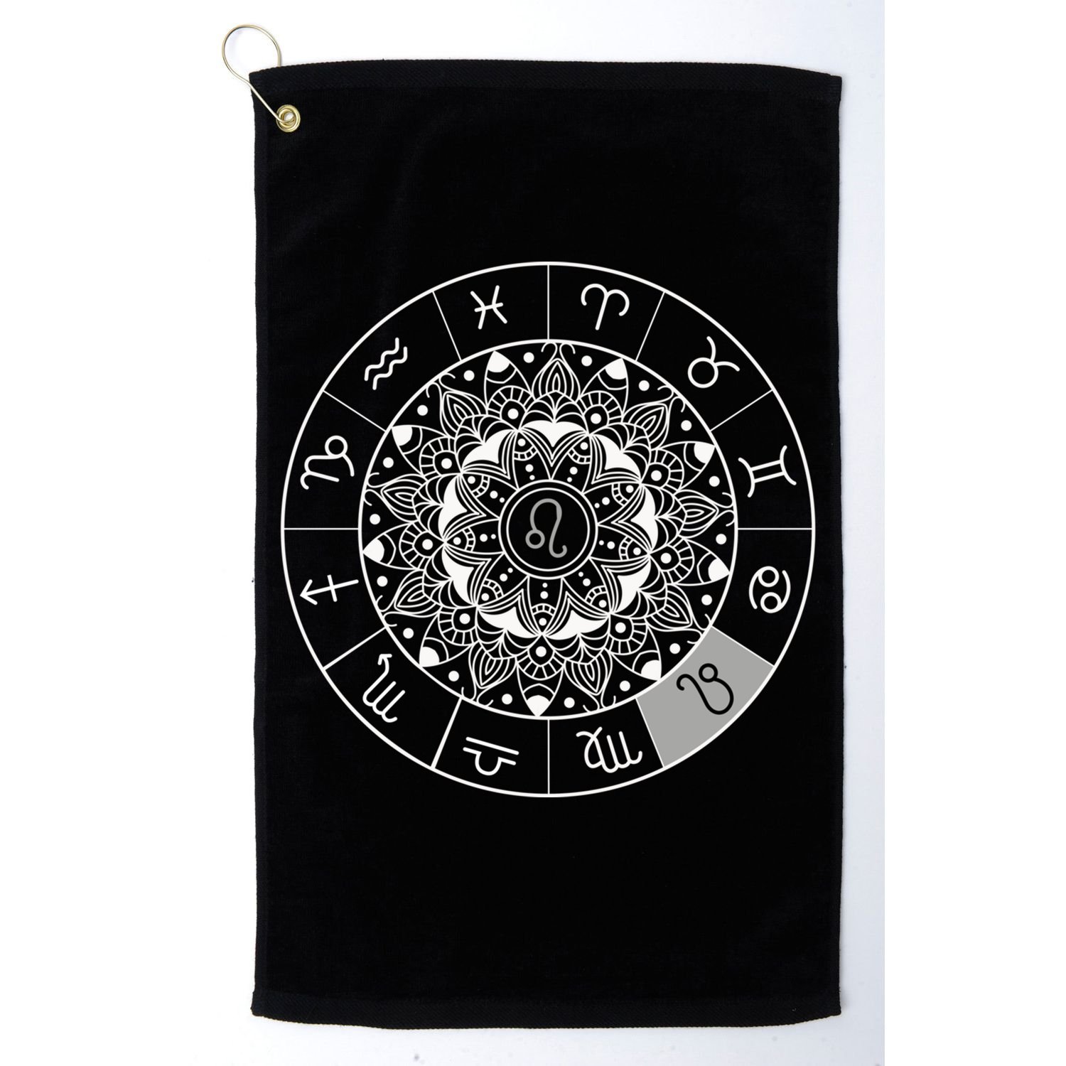 Zodiac Calendar Leo Star Sign Dala Astrology Gift Golf Towel