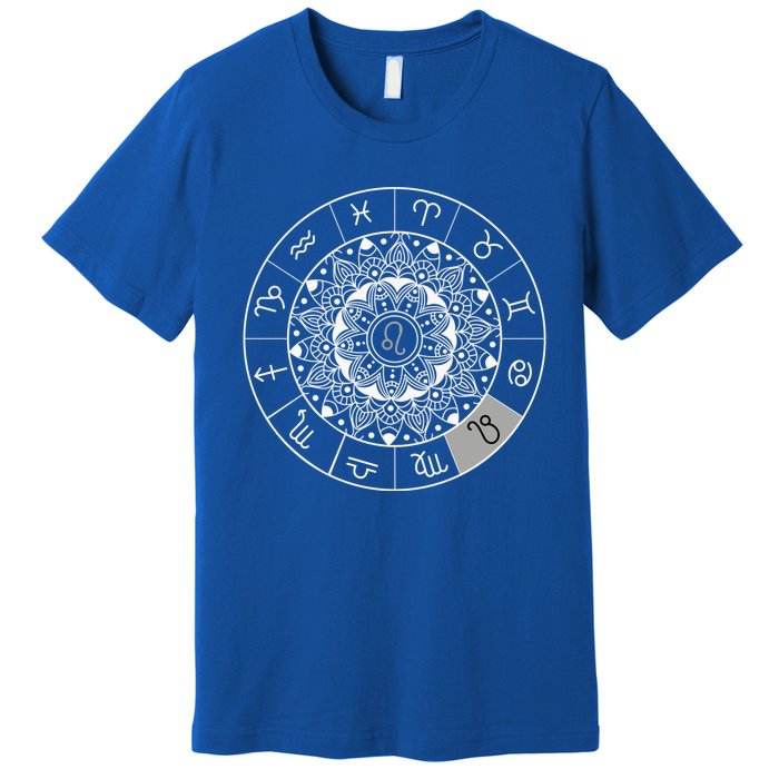 Zodiac Calendar Leo Star Sign Dala Astrology Gift Premium T-Shirt