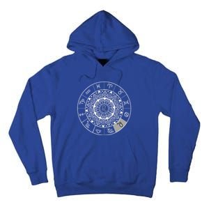 Zodiac Calendar Leo Star Sign Dala Astrology Gift Tall Hoodie