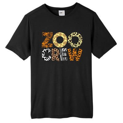 Zoo Crew Leopard Animals Print Zookeeper Zoological Garden Tall Fusion ChromaSoft Performance T-Shirt