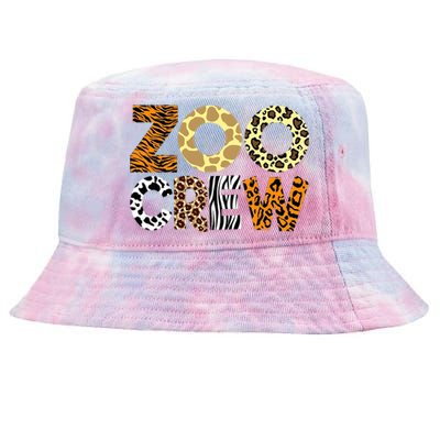 Zoo Crew Leopard Animals Print Zookeeper Zoological Garden Tie-Dyed Bucket Hat