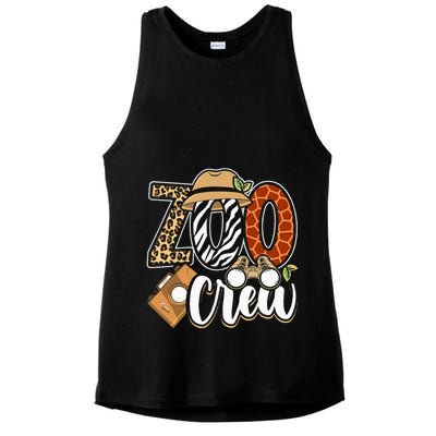 Zoo Crew Leonard Safari Animal Kingdom Zoo Keeper Ladies PosiCharge Tri-Blend Wicking Tank