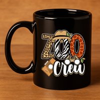 Zoo Crew Leonard Safari Animal Kingdom Zoo Keeper 11oz C Handle Ceramic Mug