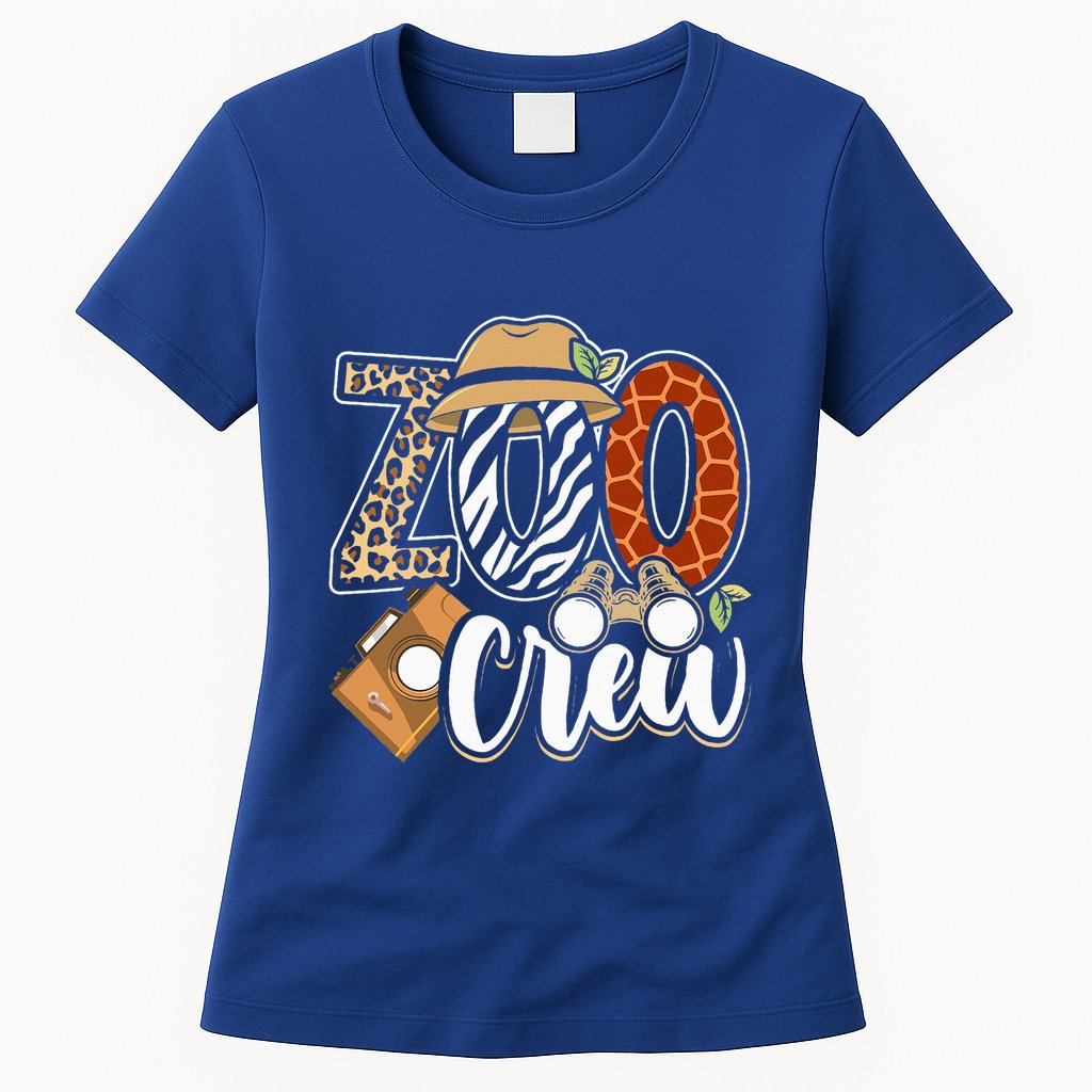 Zoo Crew Leonard Safari Animal Kingdom Zoo Keeper Womens T-Shirt