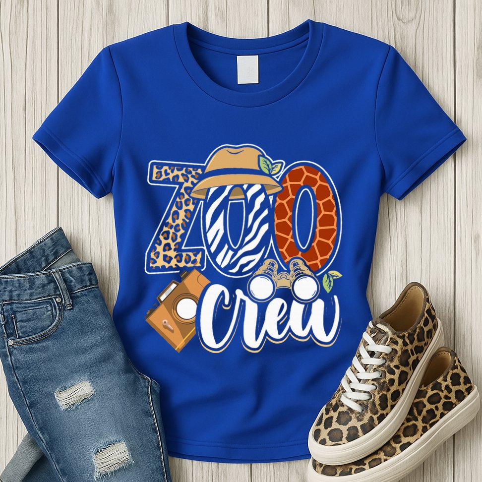 Zoo Crew Leonard Safari Animal Kingdom Zoo Keeper Womens T-Shirt