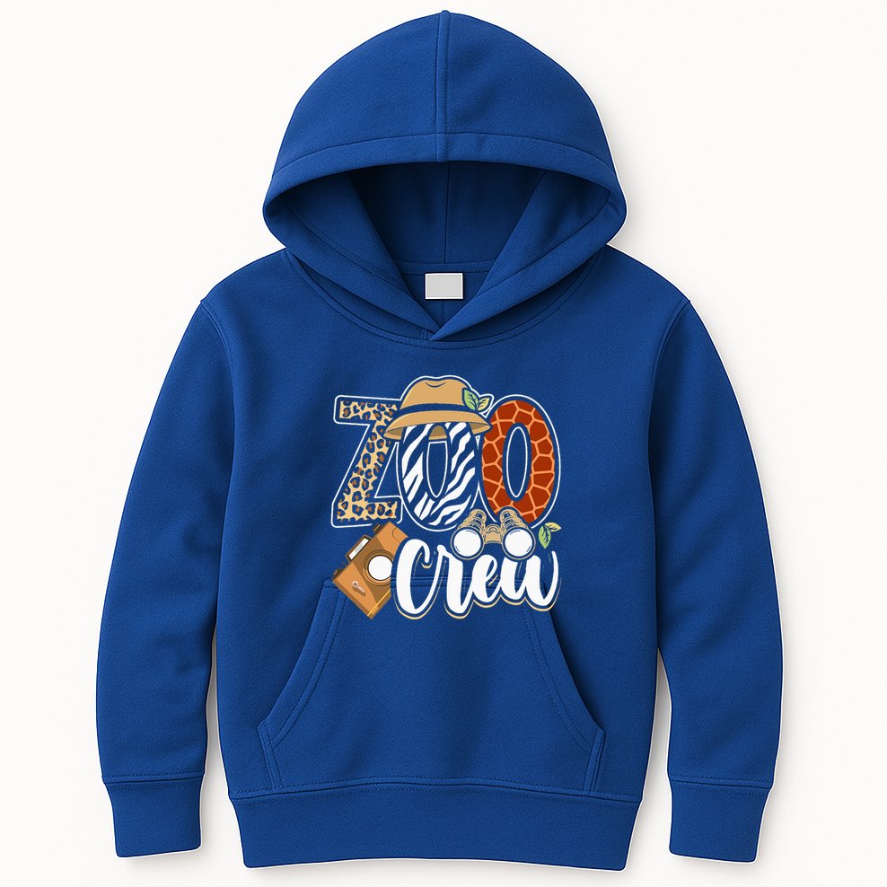Zoo Crew Leonard Safari Animal Kingdom Zoo Keeper Kids Hoodie