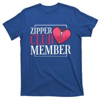 Zipper Club Member Open Heart Bypass Surgery Cute Gift T-Shirt