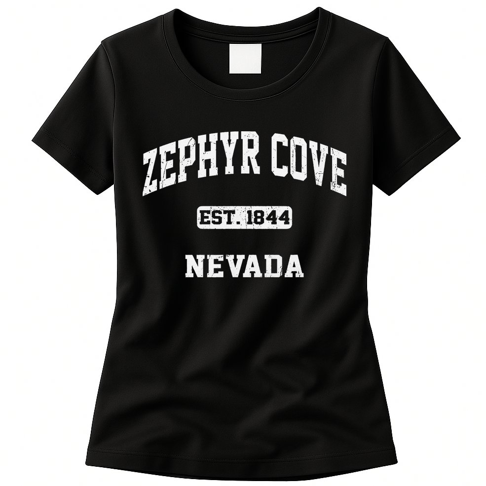 Zephyr Cove Nevada NV vintage State Athletic style Womens T-Shirt