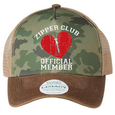 Zipper Club Open Heart Surgery Recovery Novelty Legacy Tie Dye Trucker Hat