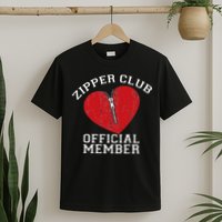 Zipper Club Open Heart Surgery Recovery Novelty T-Shirt