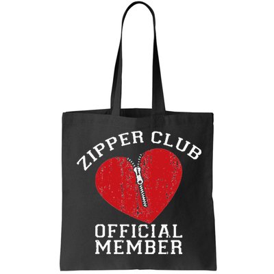 Zipper Club Open Heart Surgery Recovery Novelty Bag