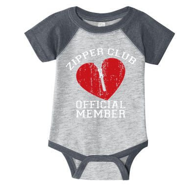 Zipper Club Open Heart Surgery Recovery Novelty Infant Baby Jersey Bodysuit