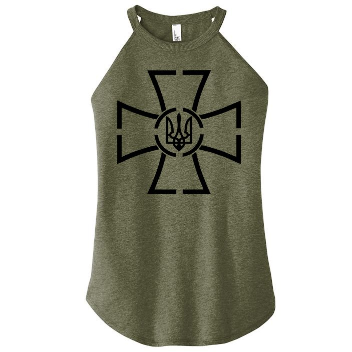Zelensky Cross Speech Military Army Ukraine Coat Of Arms Women's Perfect Tri Rocker Tank