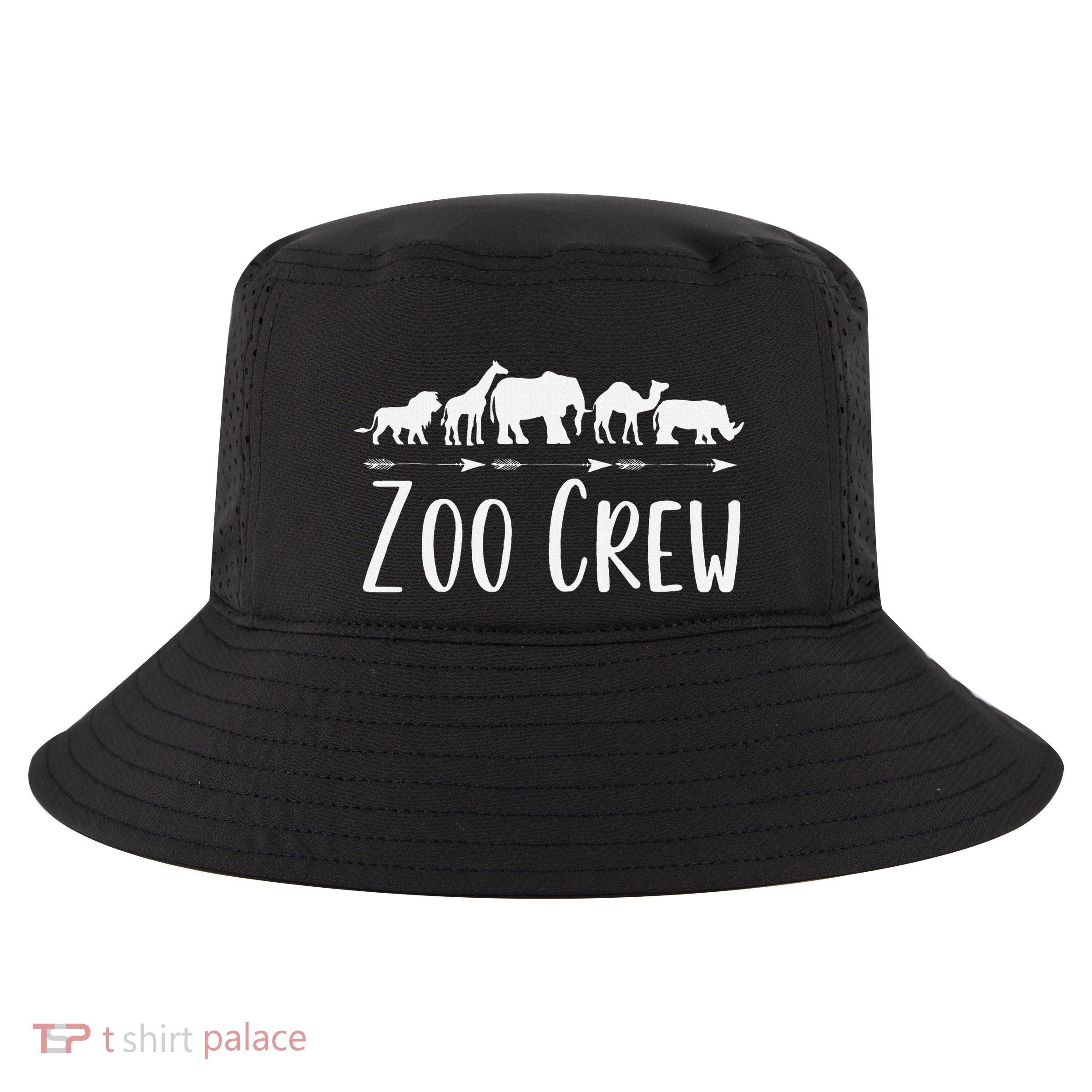 Zoo Crew Safari Animals Or Adults Zoo Group Teacher Cool Comfort Performance Bucket Hat
