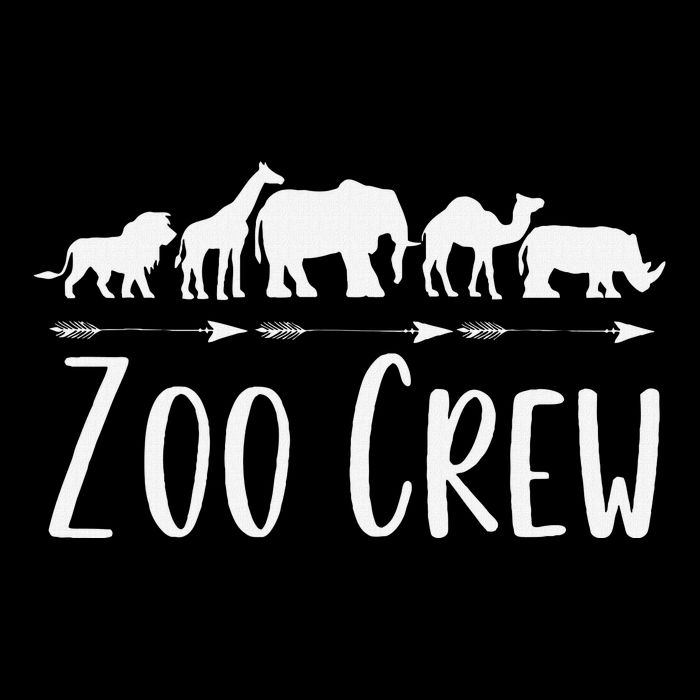 Zoo Crew Safari Animals Or Adults Zoo Group Teacher Cooling Performance Crew T-Shirt