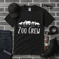 Zoo Crew Safari Animals Or Adults Zoo Group Teacher Tall T-Shirt