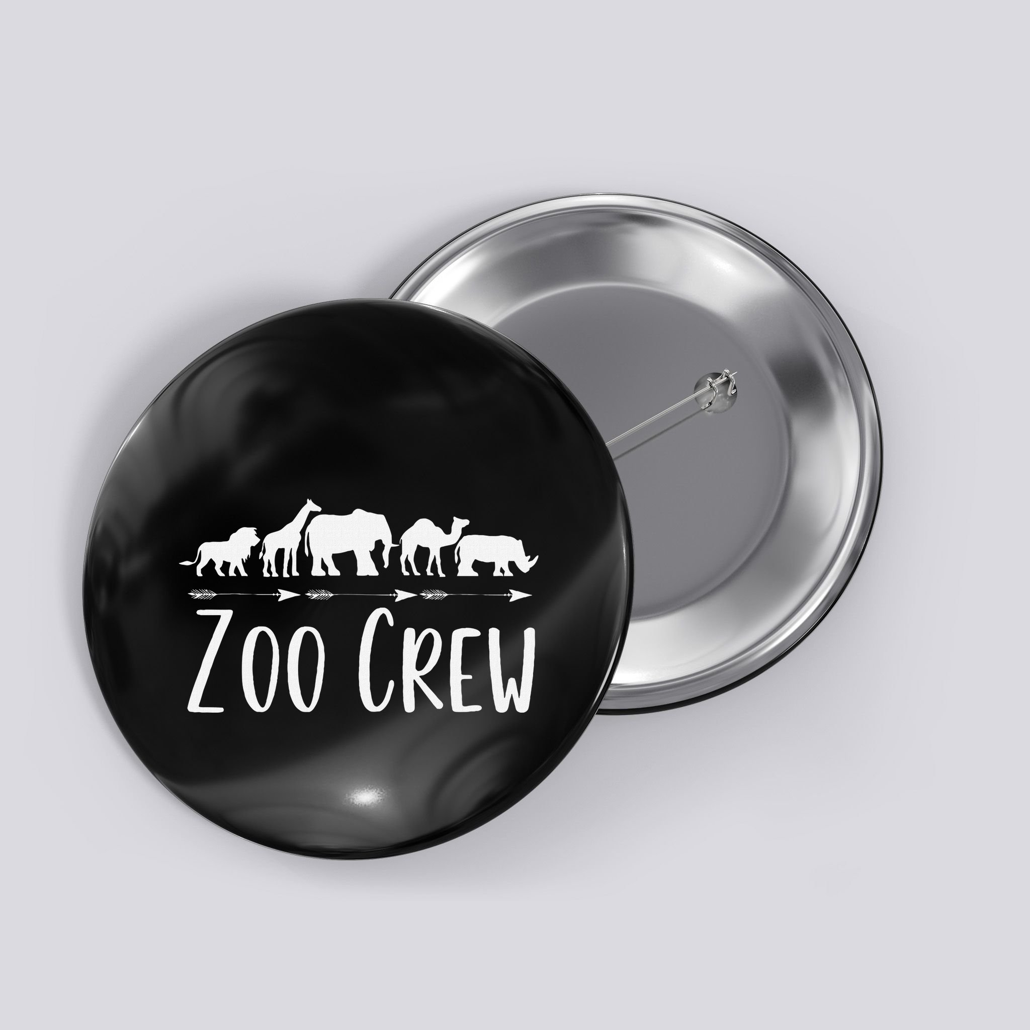Zoo Crew Safari Animals Or Adults Zoo Group Teacher Button