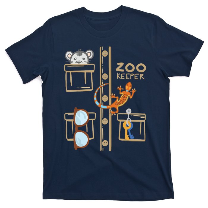 Zookeeper Costume Shirts Halloween Jungle Explorer T-Shirt