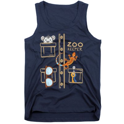 Zookeeper Costume Shirts Halloween Jungle Explorer Tank Top