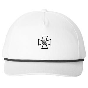 Zelensky Cross Ukraine Russian Warship Go F Yourself Front & Back Snapback Five-Panel Rope Hat