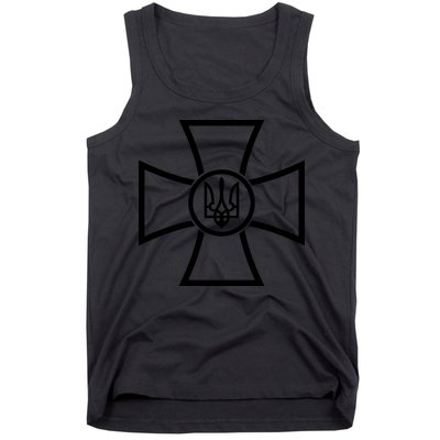 Zelensky Cross Ukraine Russian Warship Go F Yourself Front & Back Tank Top