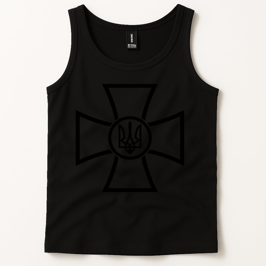Zelensky Cross Ukraine Russian Warship Go F Yourself Front & Back Tank Top