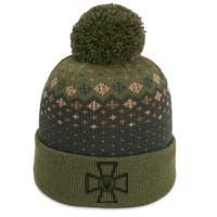 Zelensky Cross Ukraine Russian Warship Go F Yourself Front & Back The Baniff Cuffed Pom Beanie