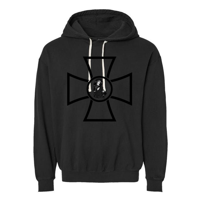 Zelensky Cross Ukrainian St. Javelin Protector Of Ukraine Garment-Dyed Fleece Hoodie