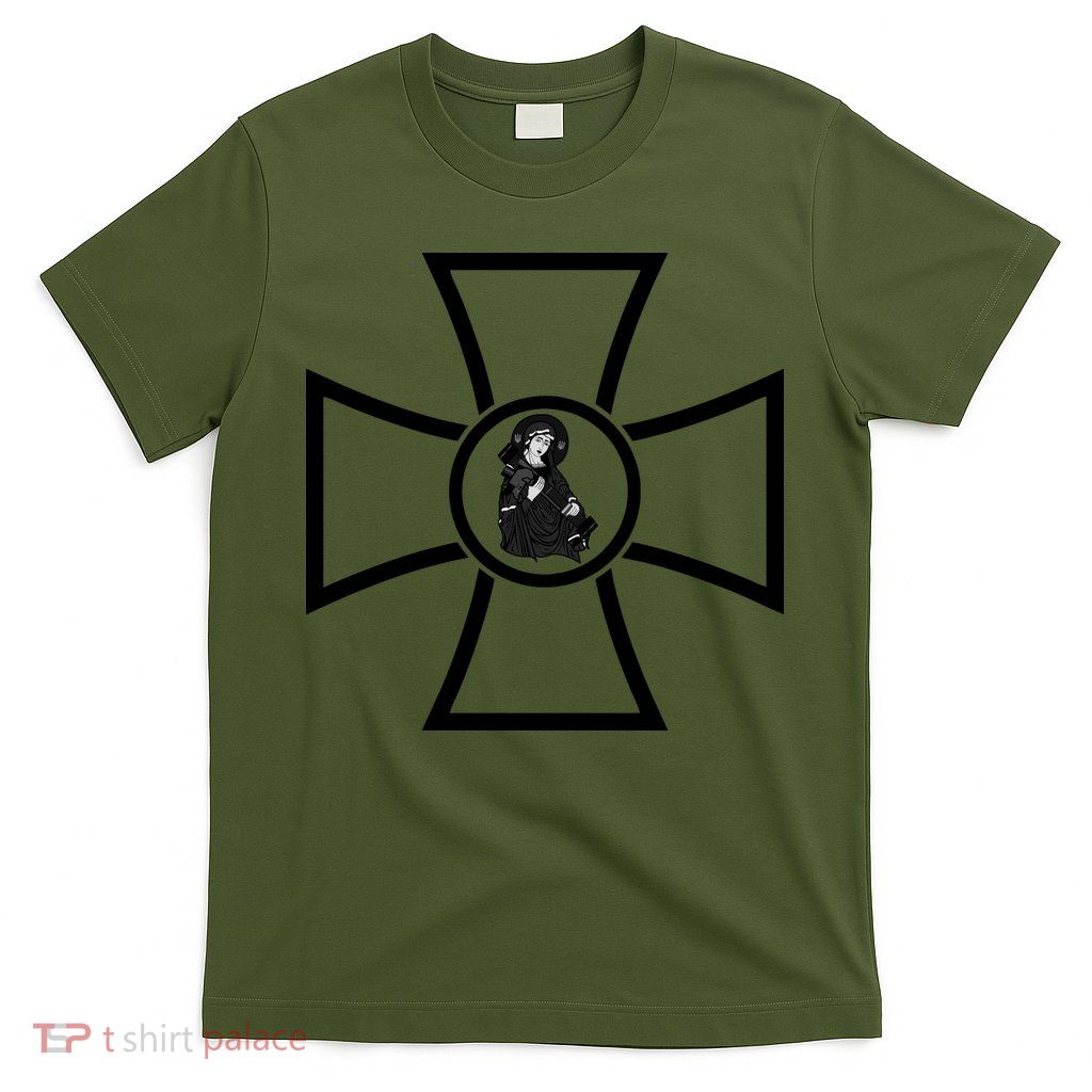 Zelensky Cross Ukrainian St. Javelin Protector Of Ukraine T-Shirt