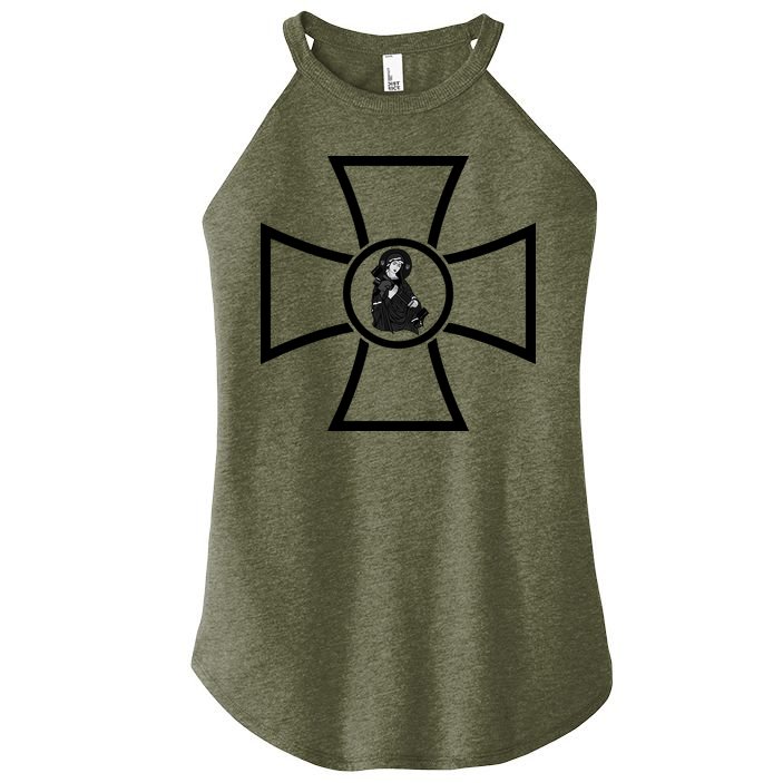 Zelensky Cross Ukrainian St. Javelin Protector Of Ukraine Women's Perfect Tri Rocker Tank