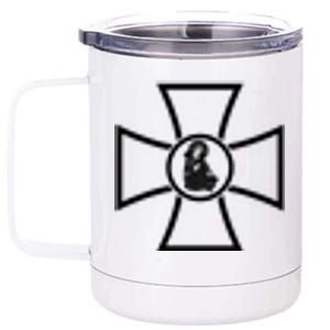 Zelensky Cross Ukrainian St. Javelin Protector Of Ukraine 12 oz Stainless Steel Tumbler Cup