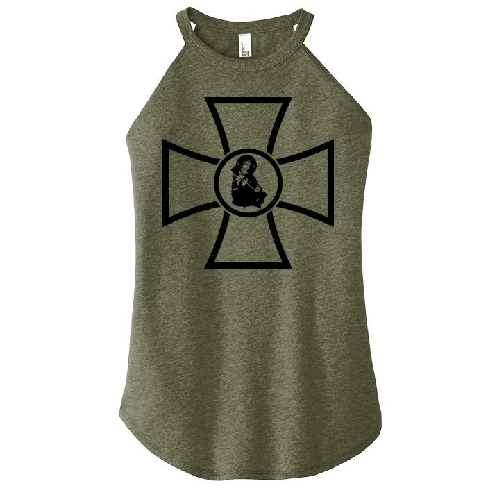 Zelensky Cross Ukrainian St. Javelin Ukraine Coat Of Arms Women's Perfect Tri Rocker Tank