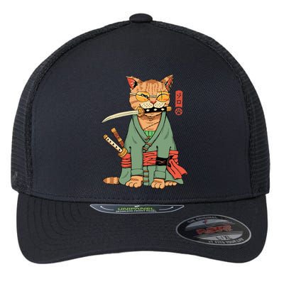 Zoro Cat Warrior Flexfit Unipanel Trucker Cap