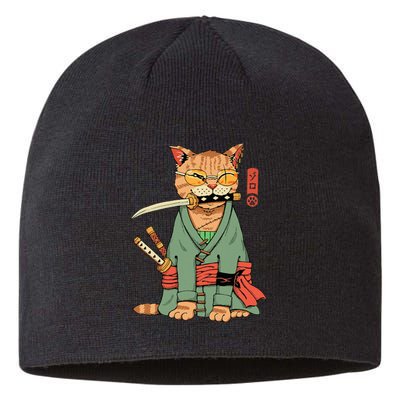 Zoro Cat Warrior Sustainable Beanie