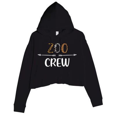 Zoo Crew Zoo Matching Family Zoo Animals Crop Fleece Hoodie