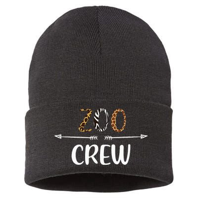 Zoo Crew Zoo Matching Family Zoo Animals Sustainable Knit Beanie