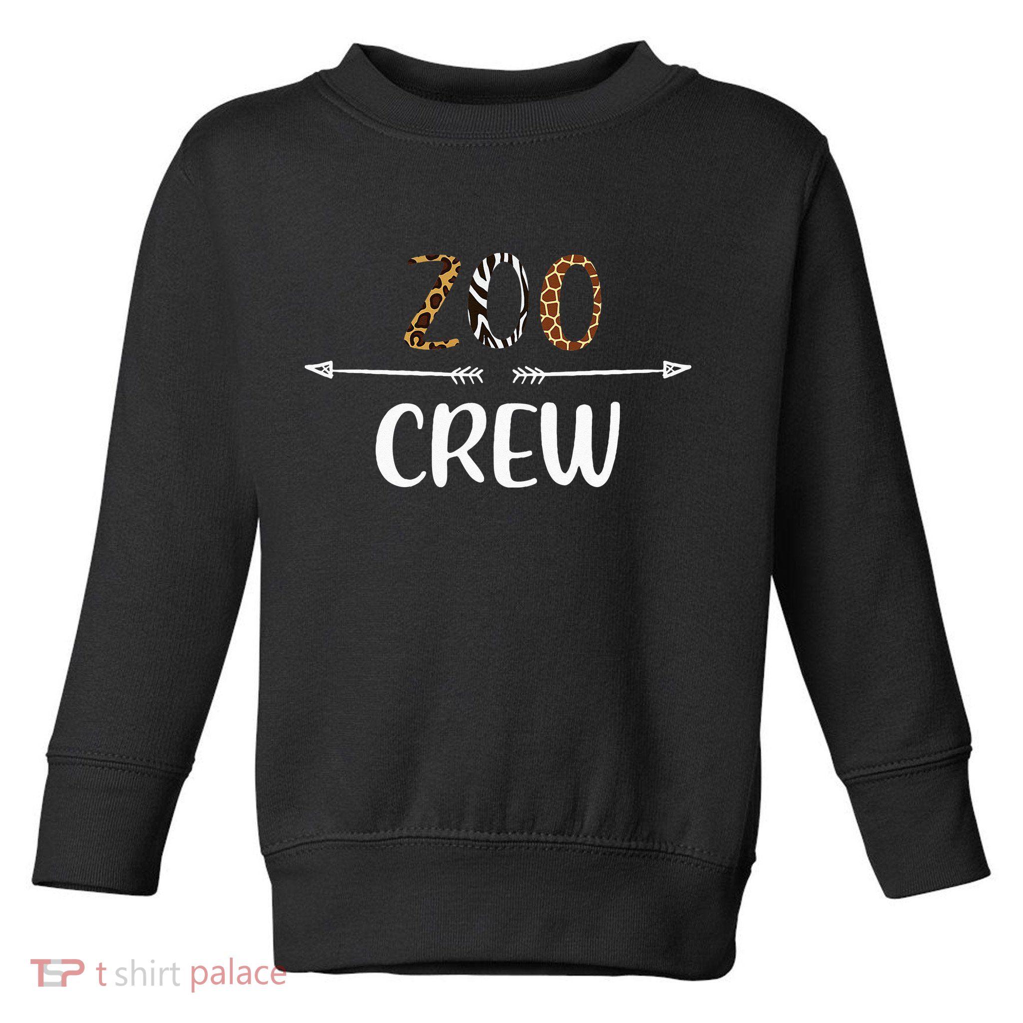 Zoo Crew Zoo Matching Family Zoo Animals Toddler Sweatshirt
