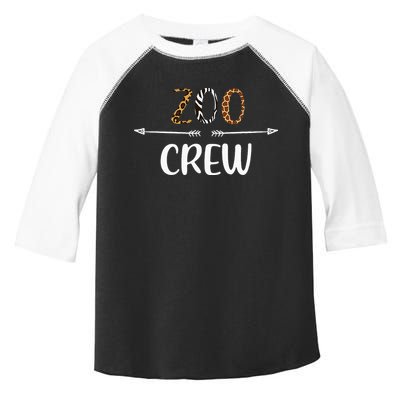 Zoo Crew Zoo Matching Family Zoo Animals Toddler Fine Jersey T-Shirt