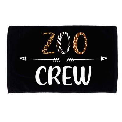 Zoo Crew Zoo Matching Family Zoo Animals Microfiber Hand Towel