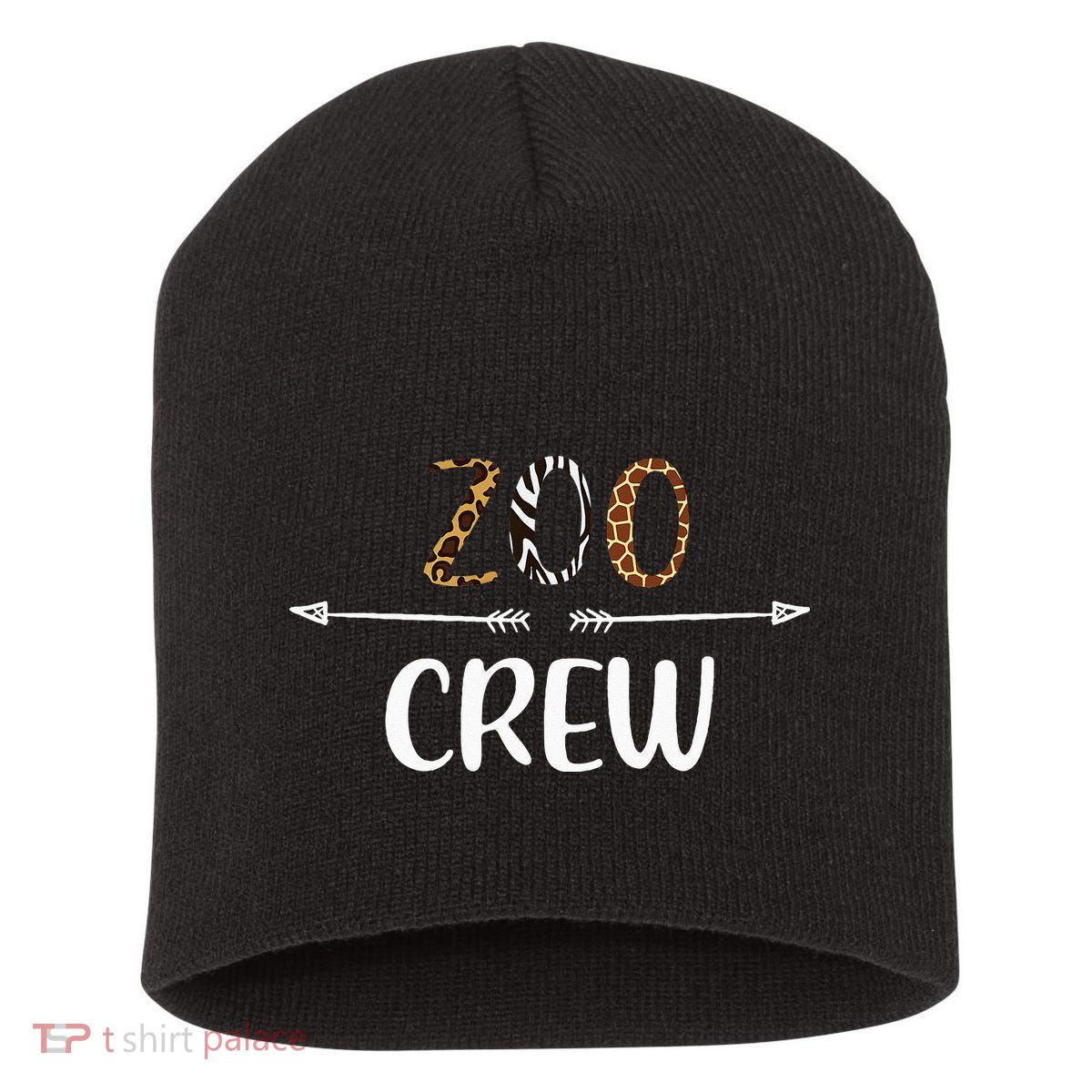 Zoo Crew Zoo Matching Family Zoo Animals Short Acrylic Beanie